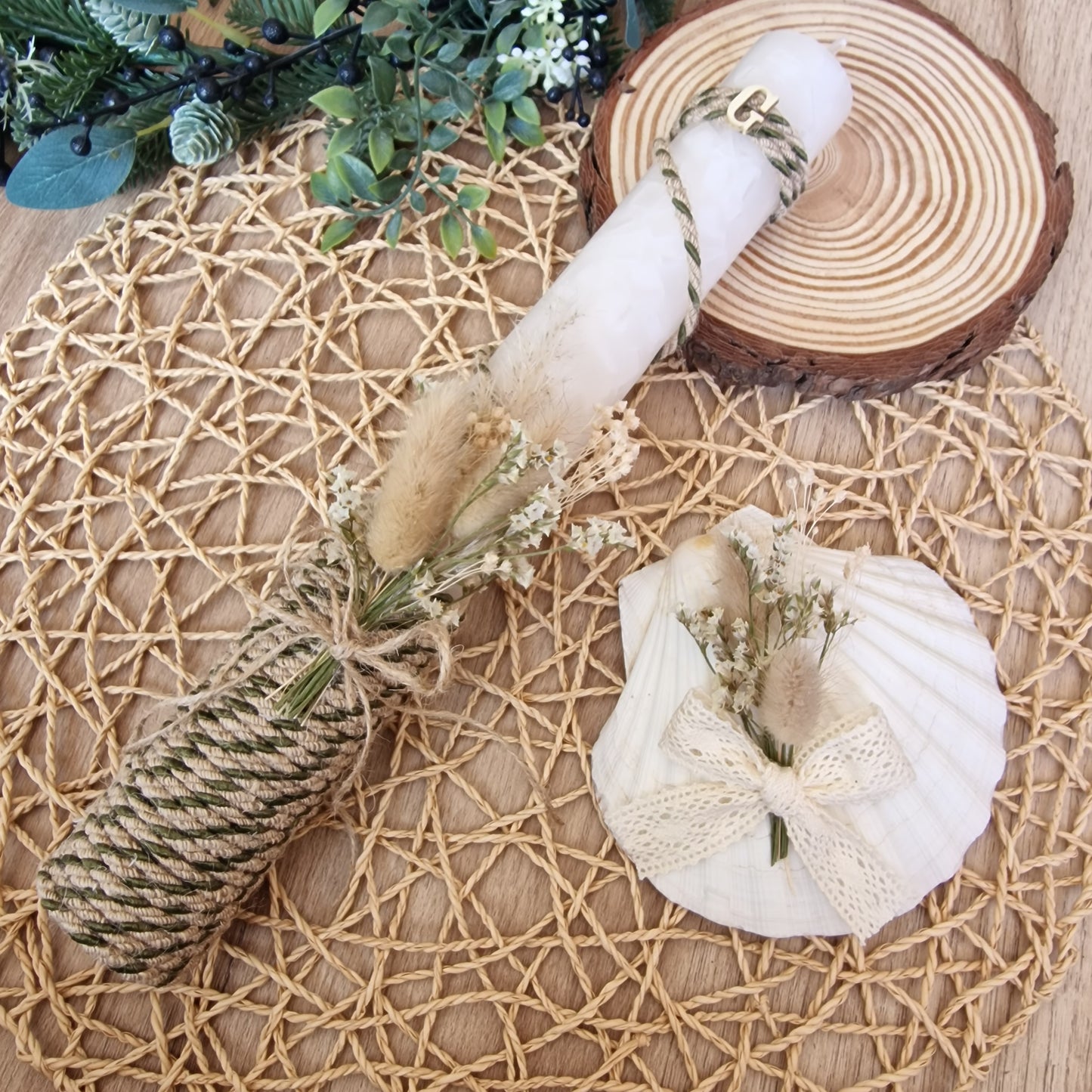 Coffret baptême nature