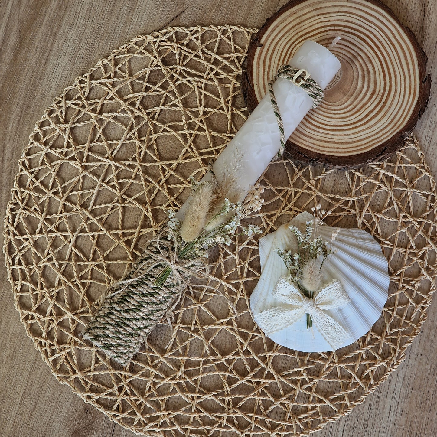 Coffret baptême nature