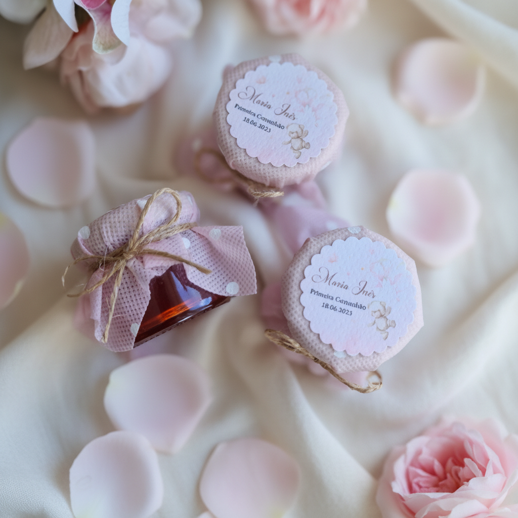 Des petits pots de nounours roses tout doux ♡
