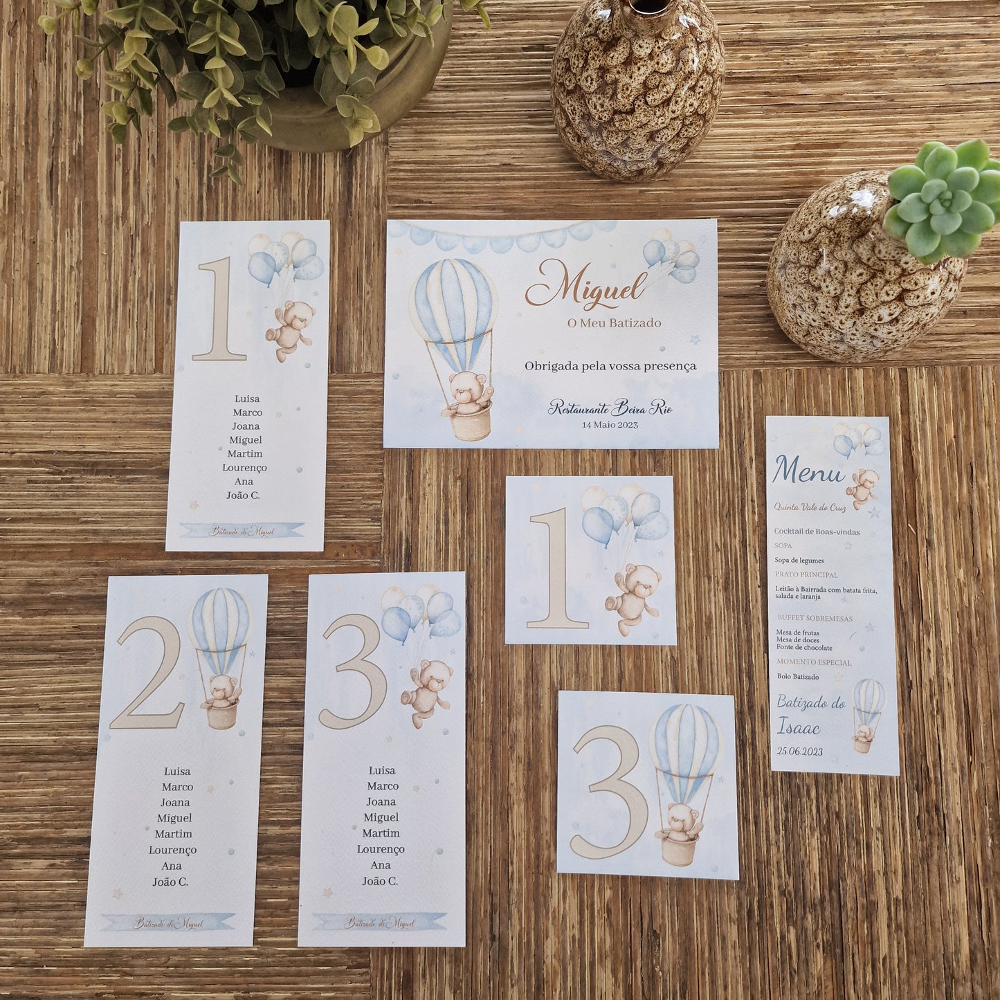 Le menu bleu de Miguel Bear