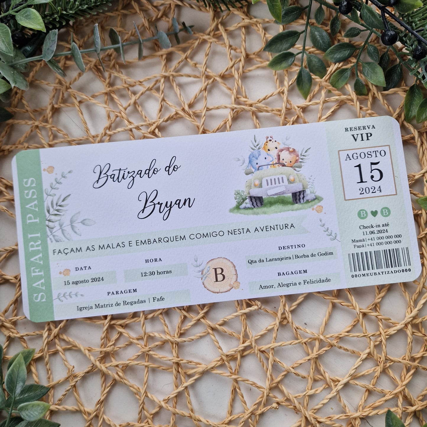 Invitation au safari de Bryan