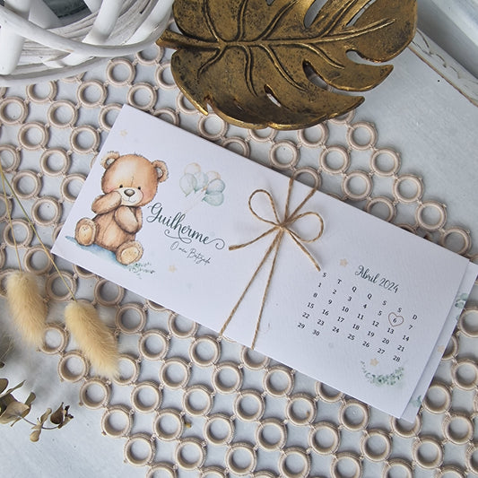 Guilherme's Teddy Bear Invitation