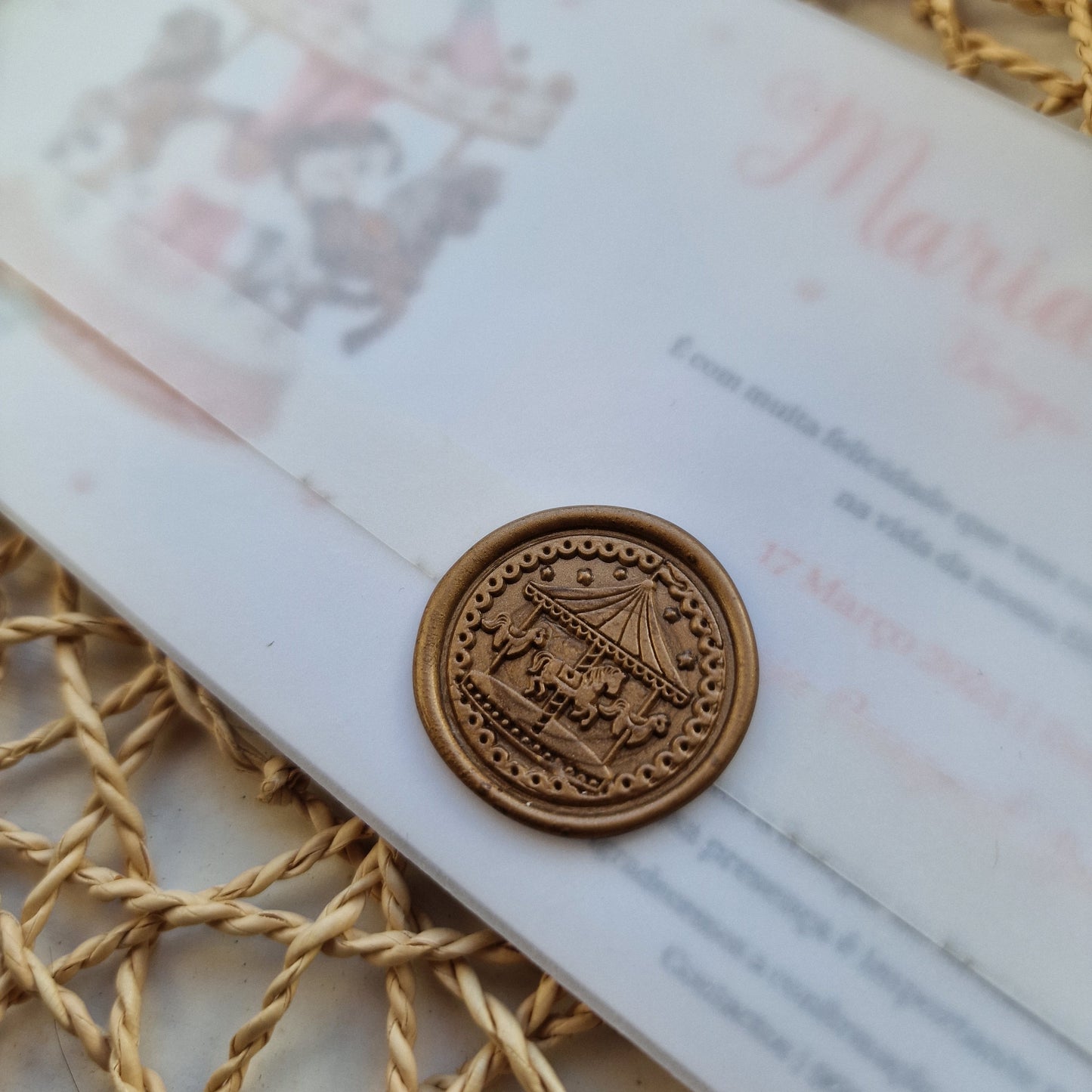 Maria Rita's Carousel Invitations