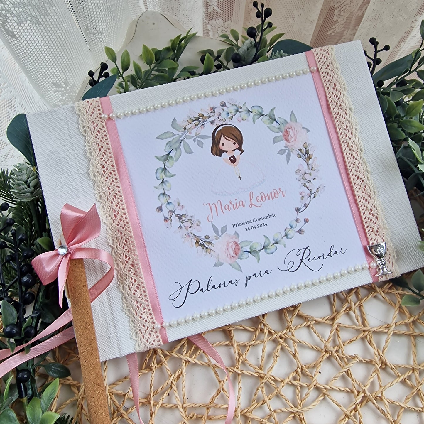 Livro de dedicatórias Maria Leonor