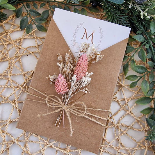 Maria's Rustic Invitation