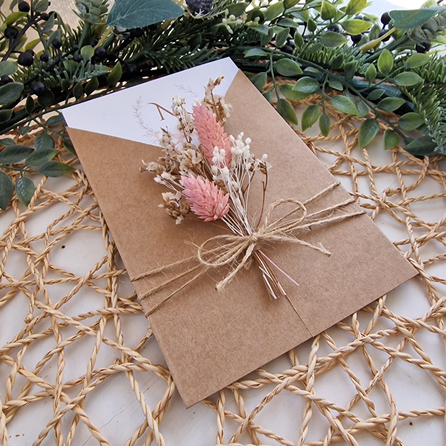 Maria's Rustic Invitation