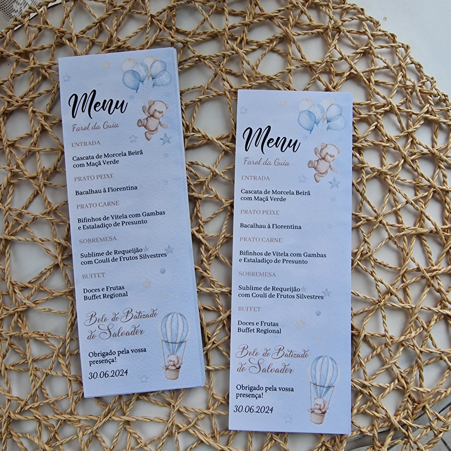 Le menu bleu de Miguel Bear