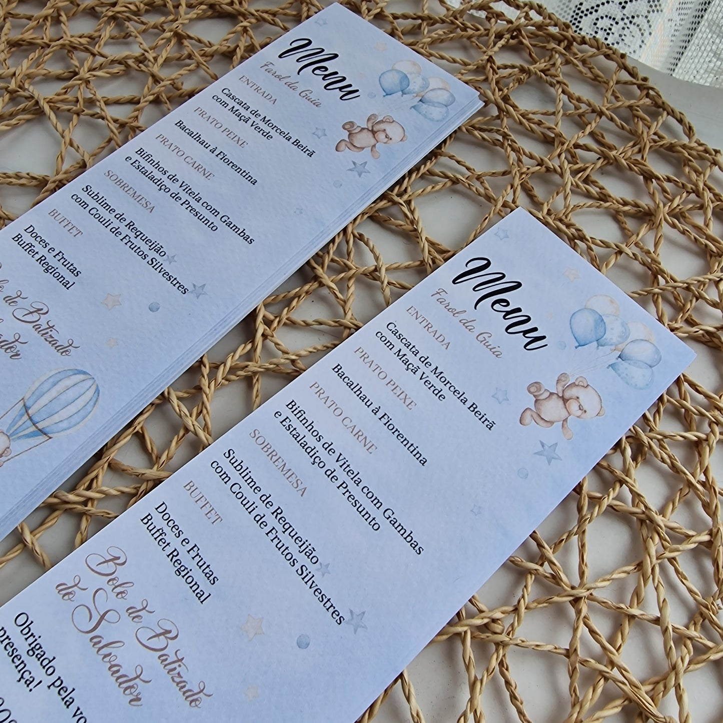Le menu bleu de Miguel Bear