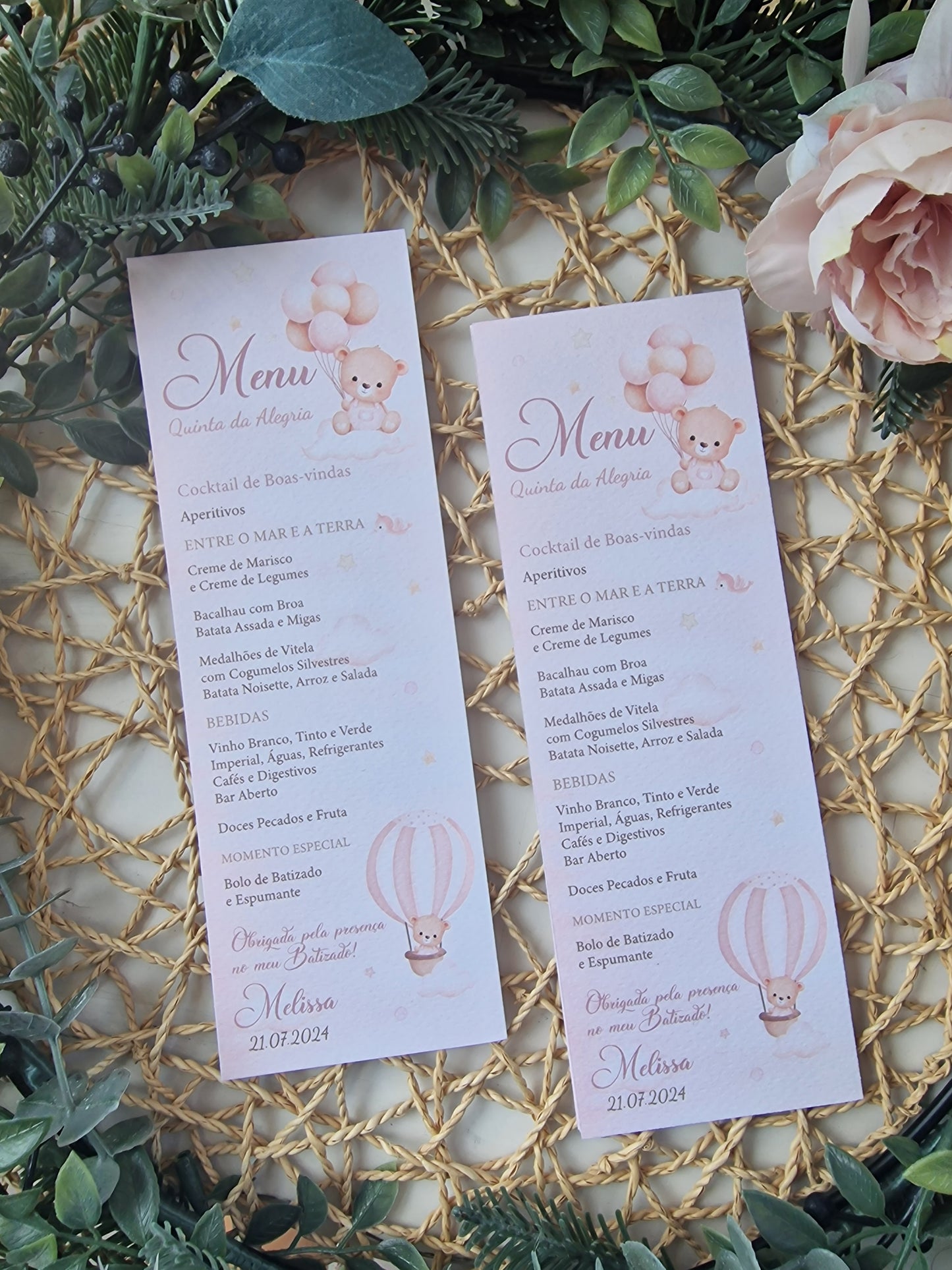 Melissa bear menu