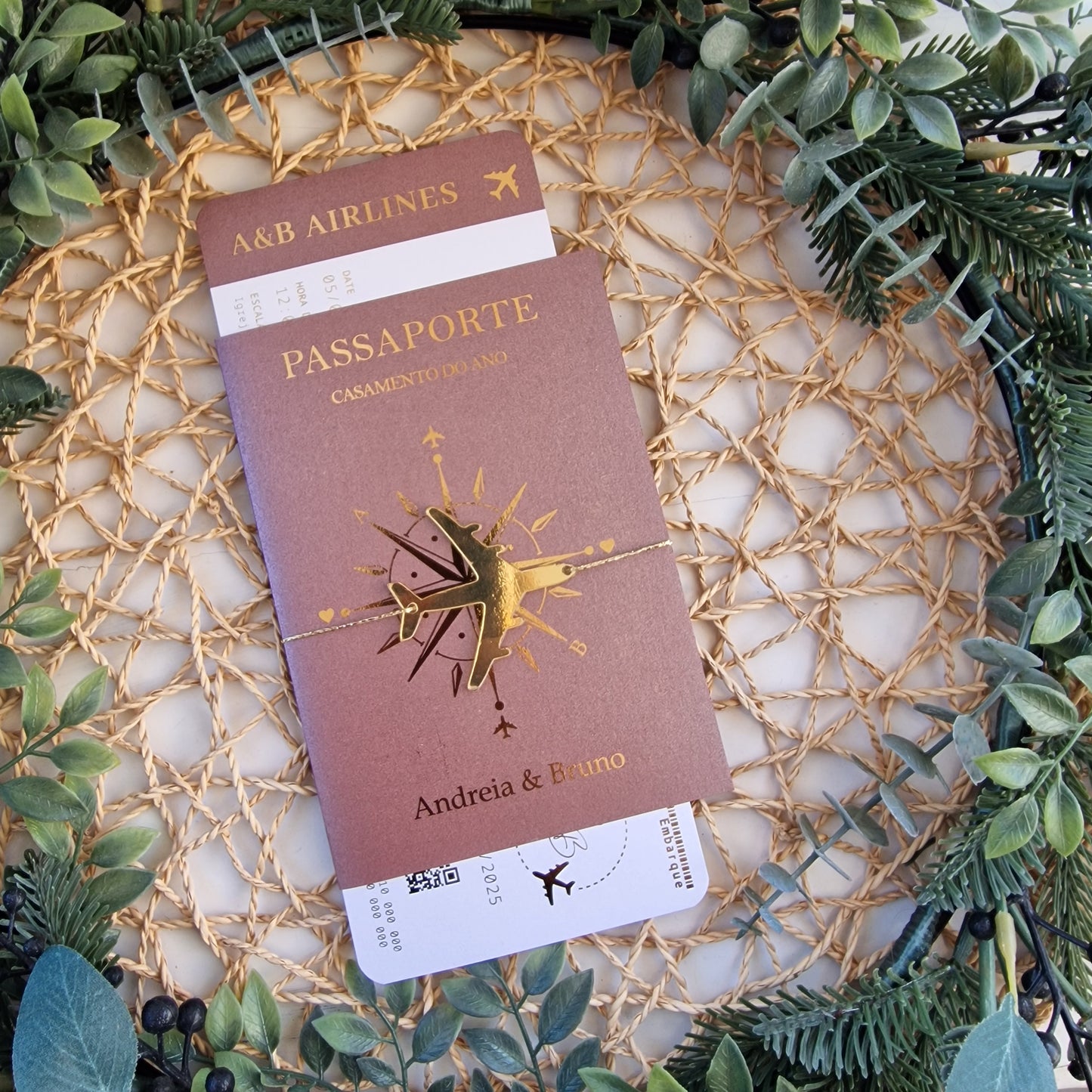 Invitation voyage Marsala Andreia & Bruno