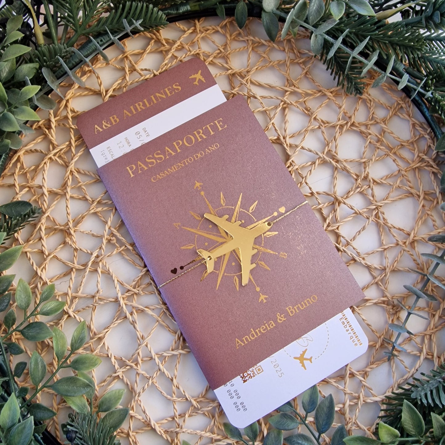 Invitation voyage Marsala Andreia & Bruno