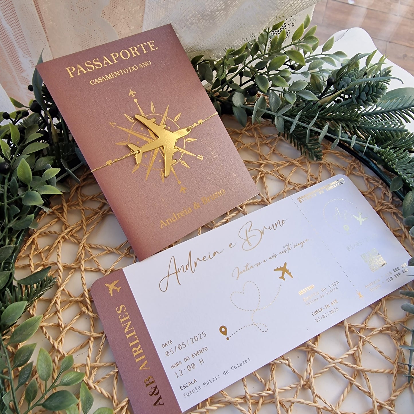 Invitation voyage Marsala Andreia & Bruno