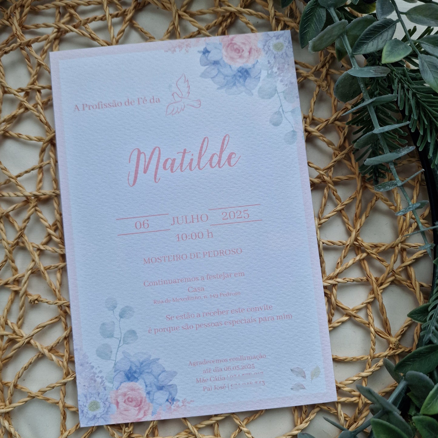 Convite transparência da Matilde