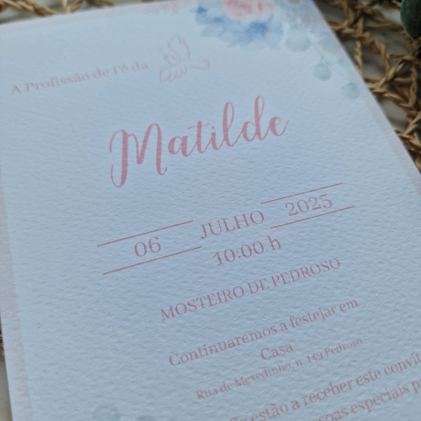 Convite transparência da Matilde