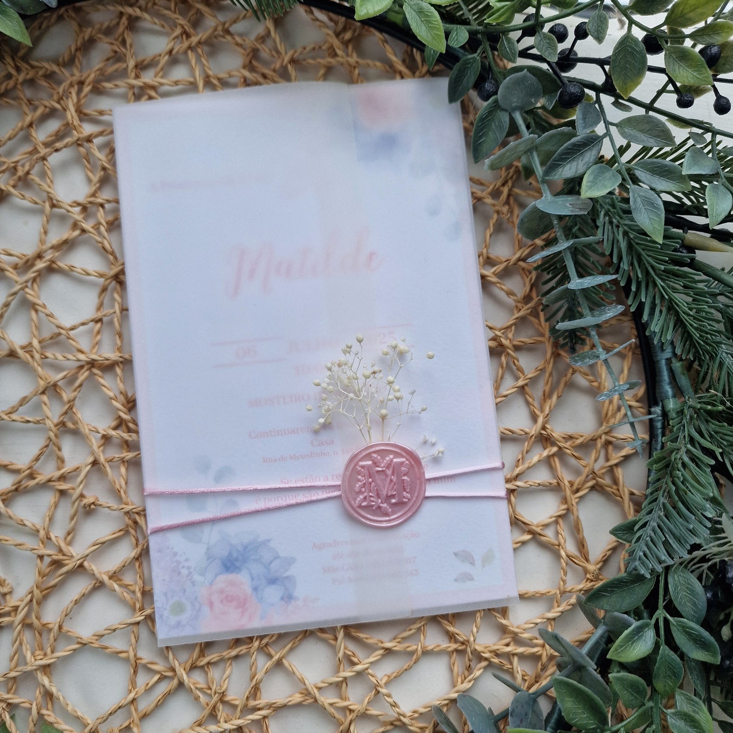 Convite transparência da Matilde