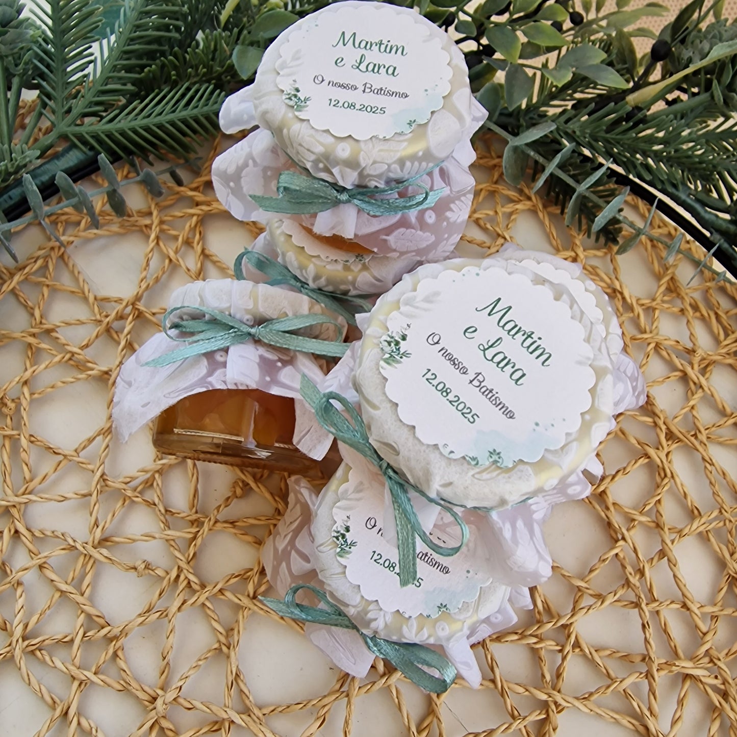 Jars for honey or homemade sweets