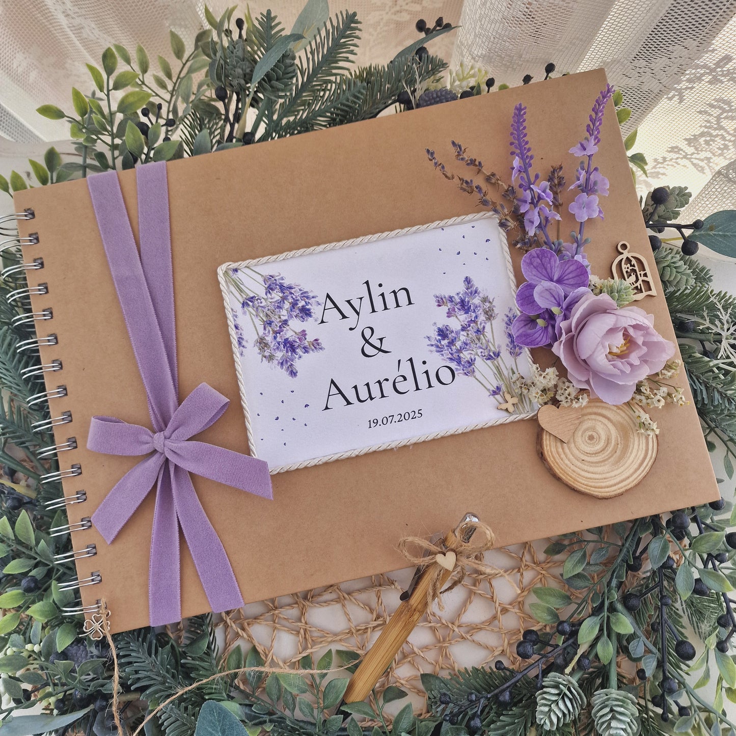 Livro de Honra lavanda