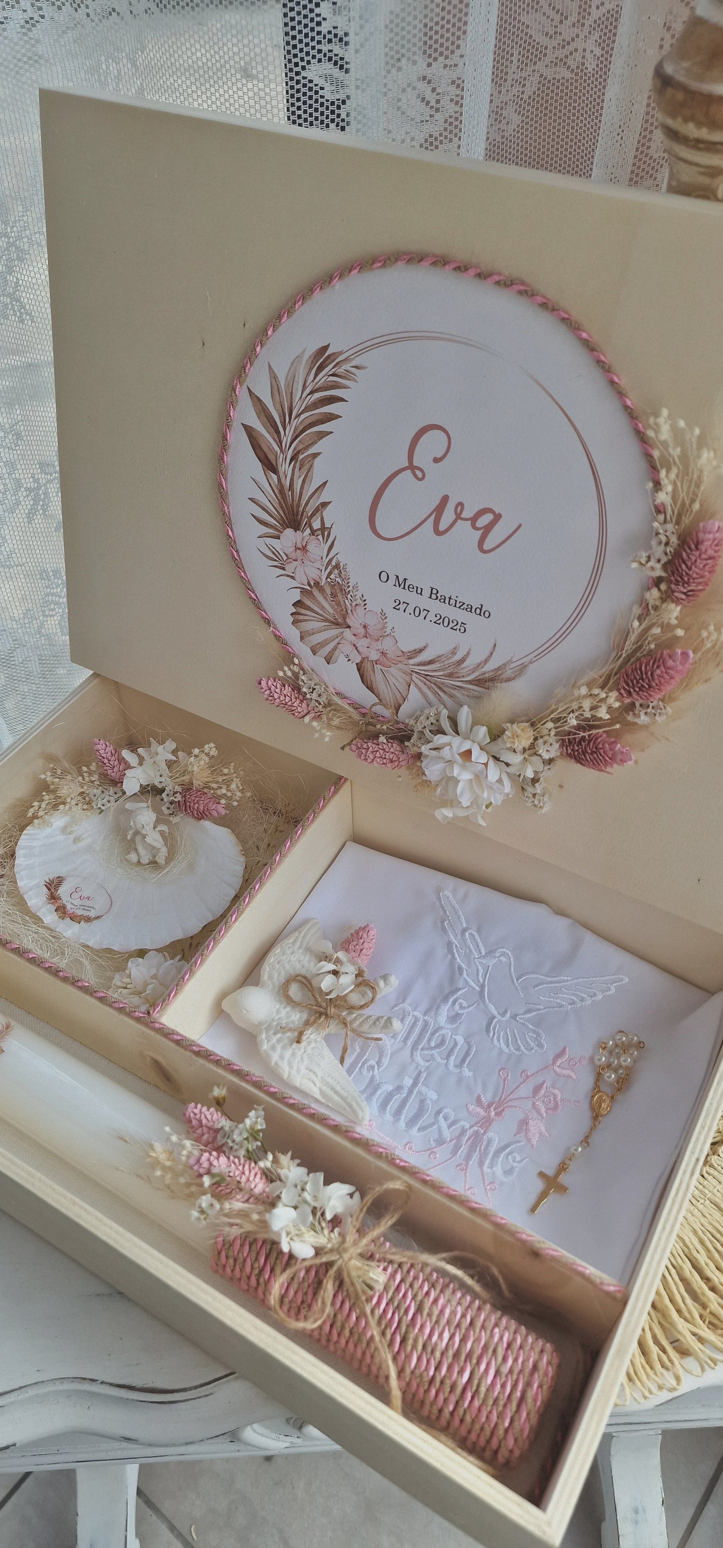 Caixa premium floral booh chique da Eva