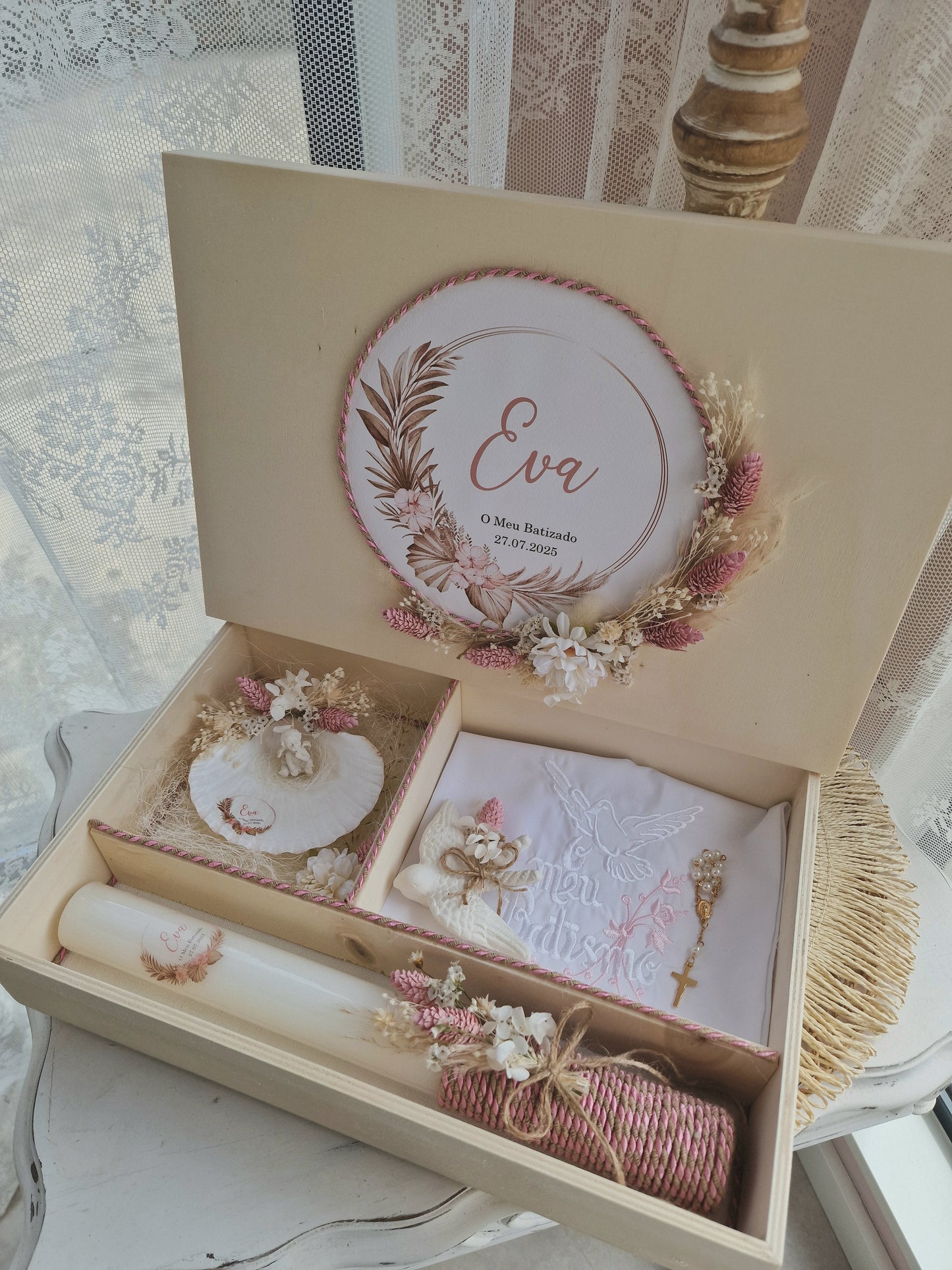 Caixa premium floral booh chique da Eva