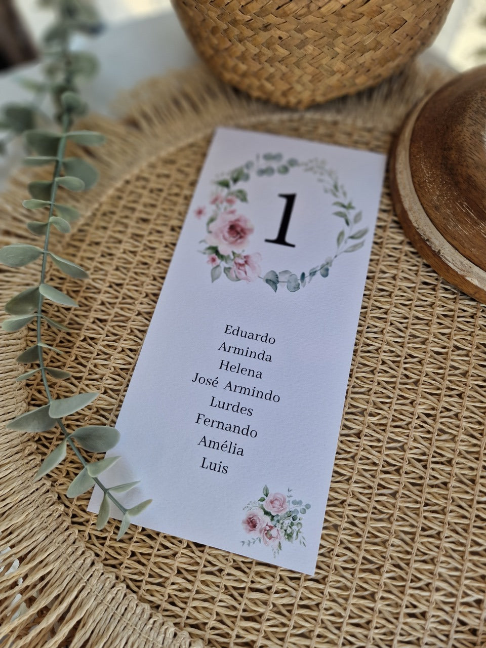 Placas para placar peónias rosa