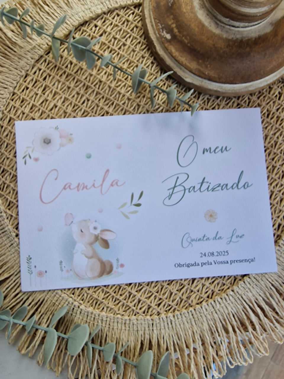 Placas para placar da coleção coelhinha