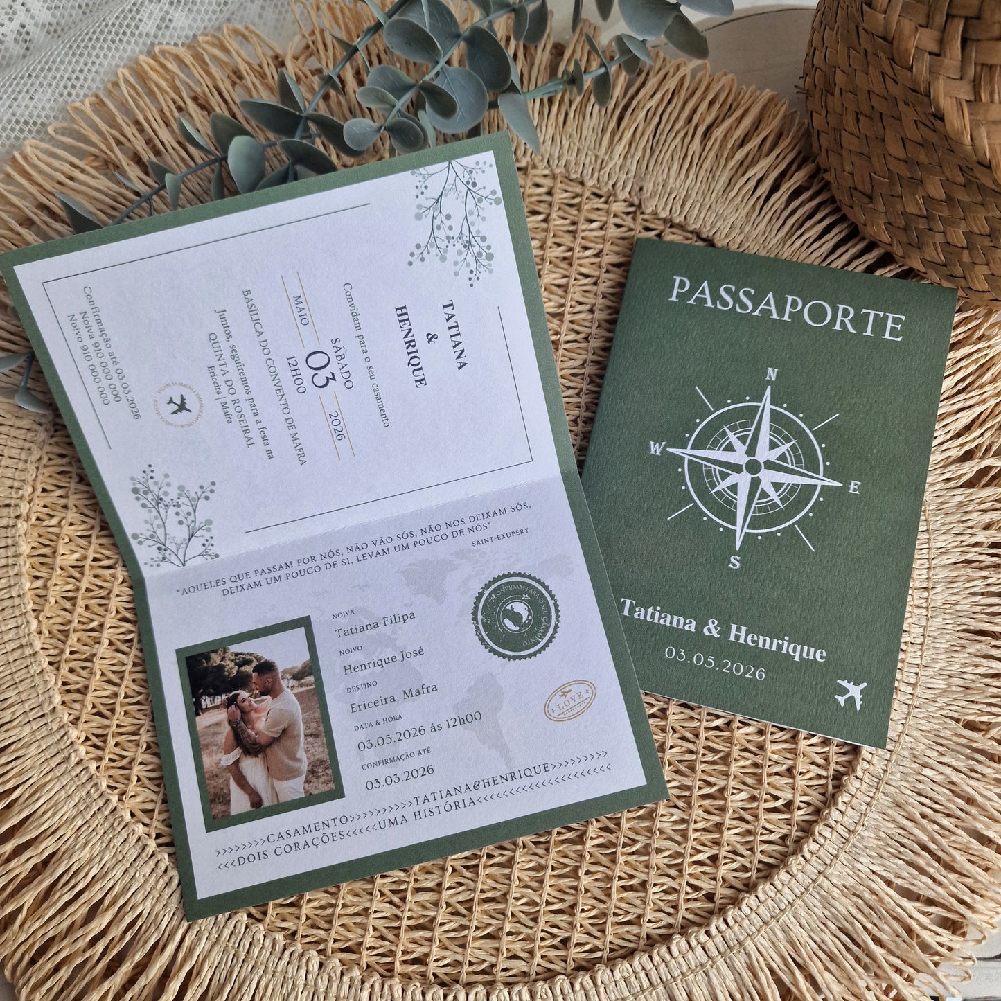 Convite 16/30 passaporte low cost
