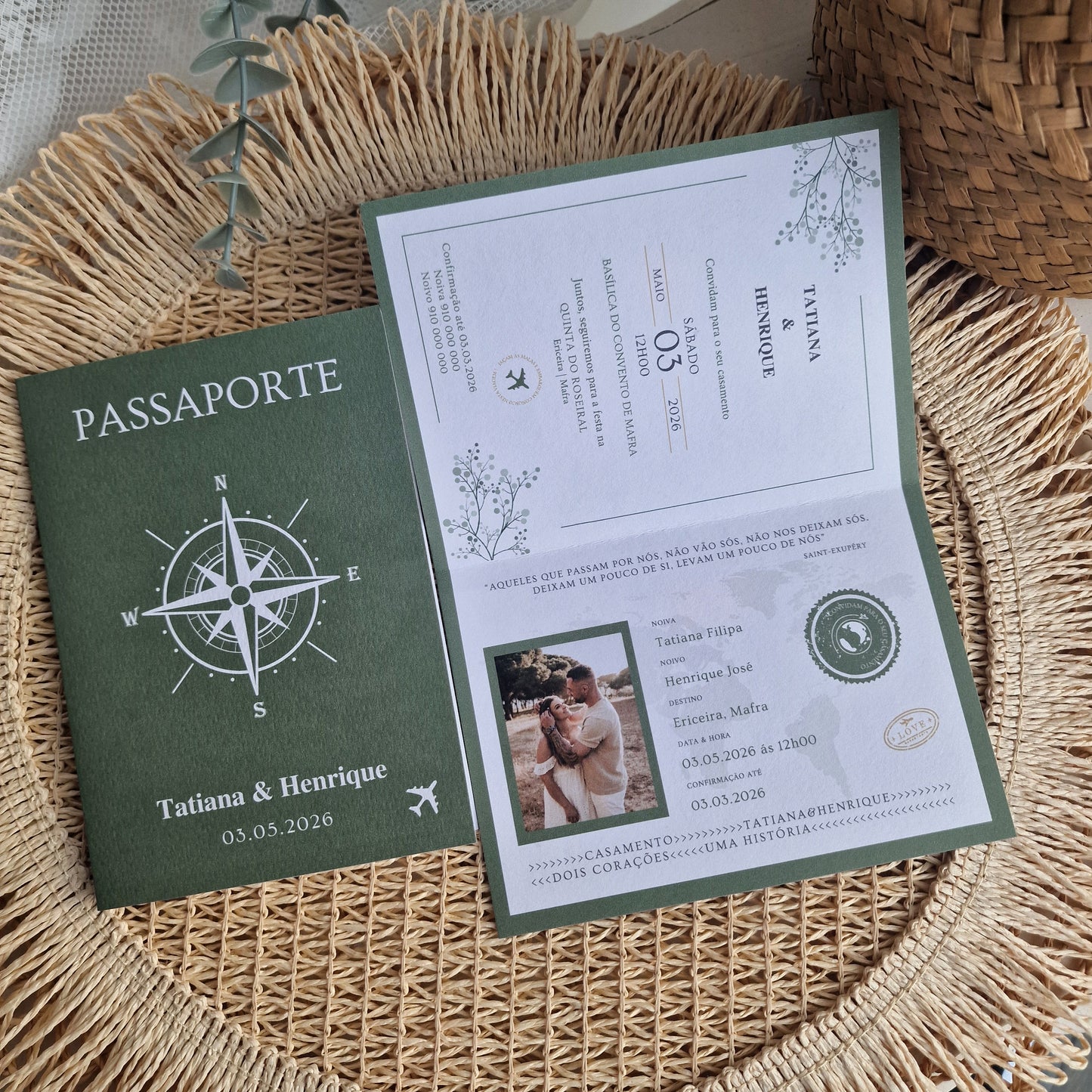 Convite 16/30 passaporte low cost