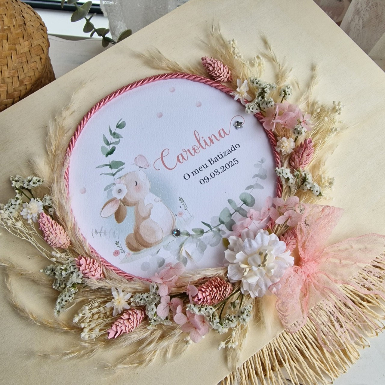 Caixa premium floral coelhinha Carolina