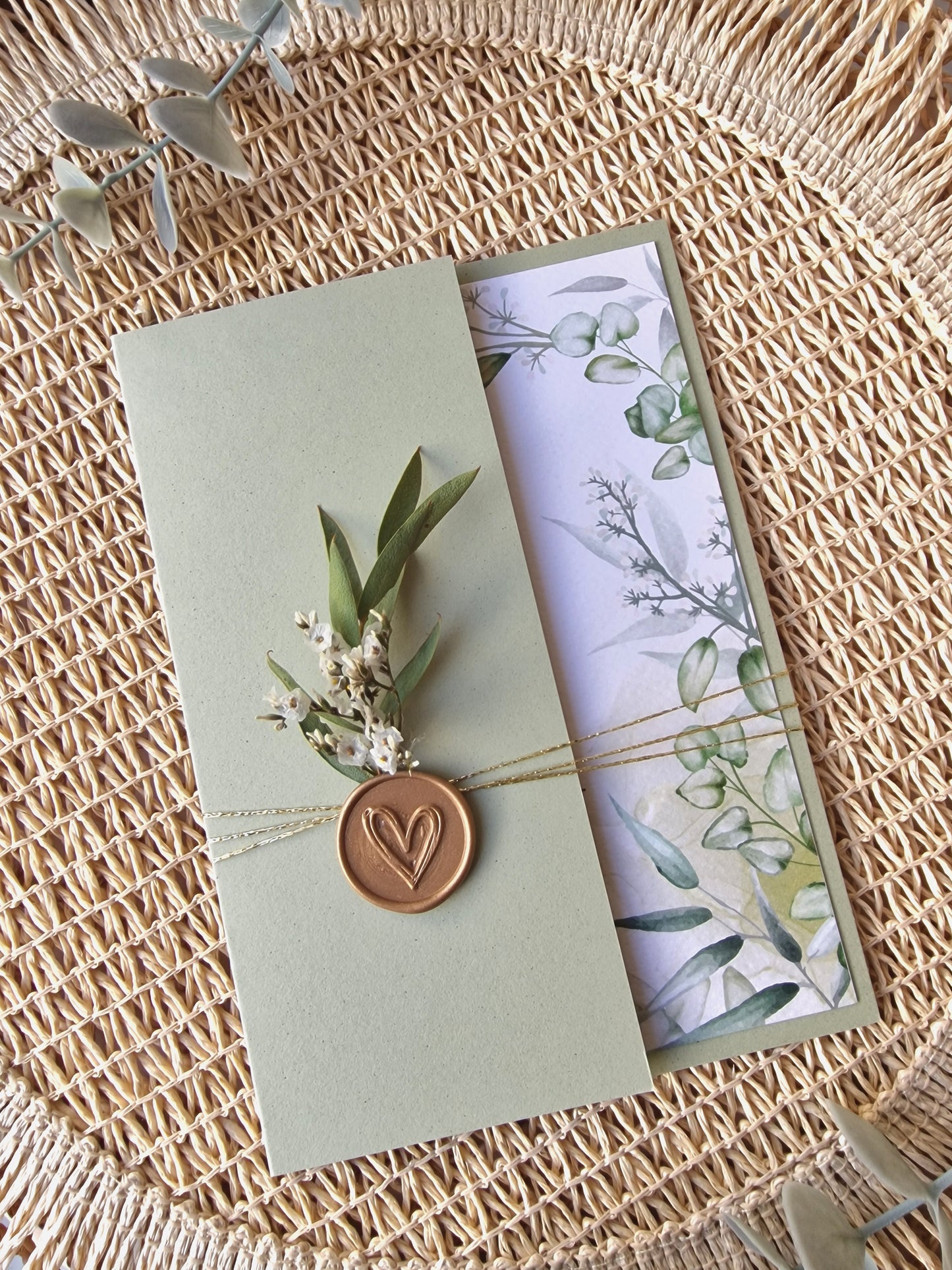 Convite olive Catarina e Roberto