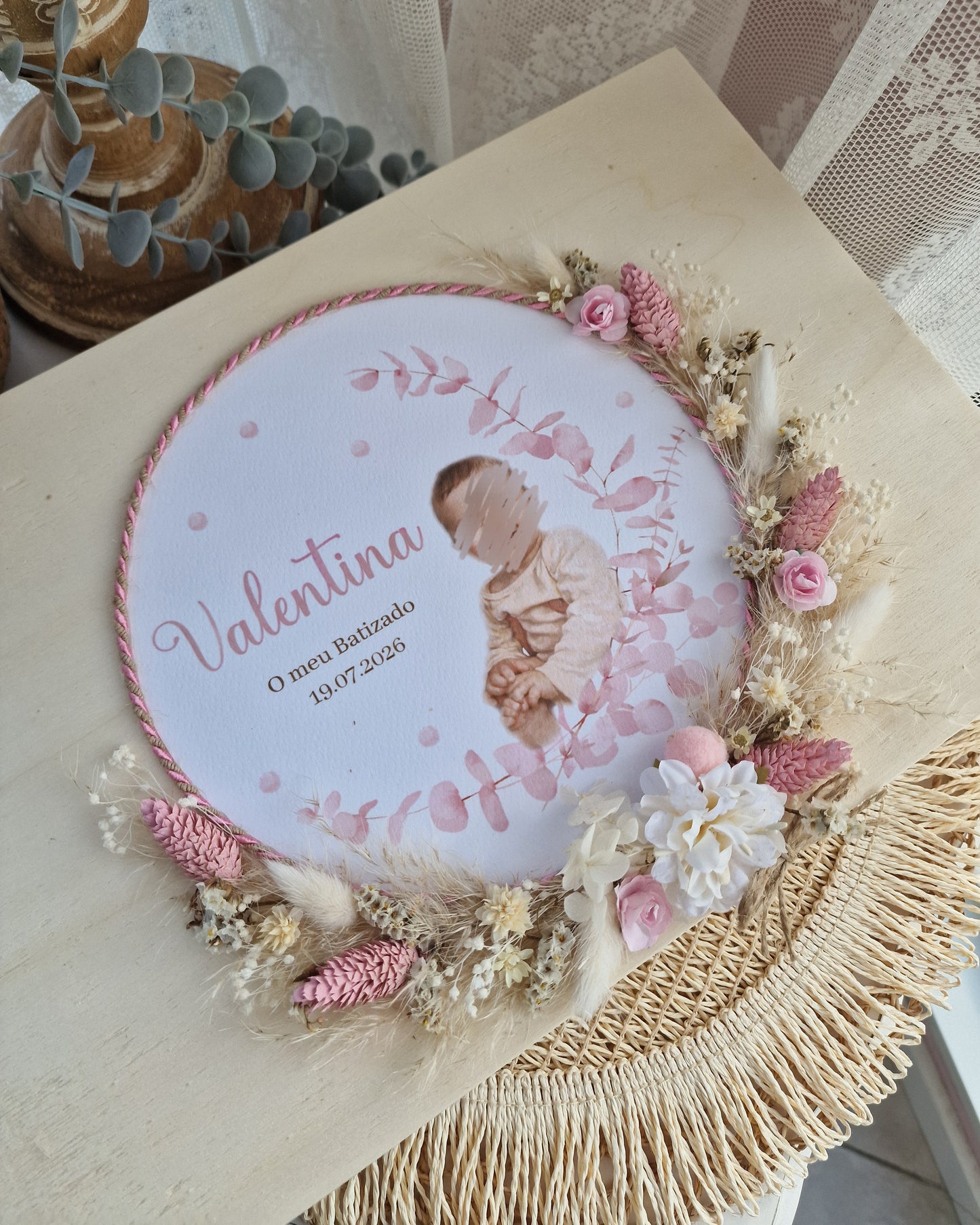 Conjunto de batismo caixa premium com foto