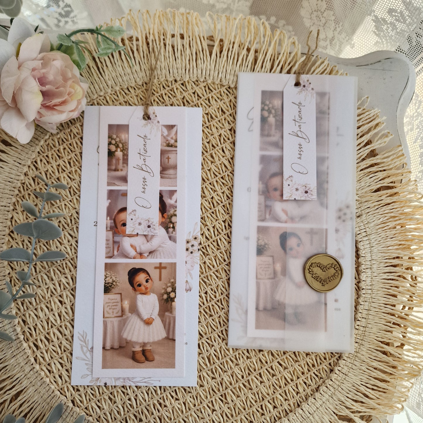 Convite Polaroid "Simplesmente Maria"