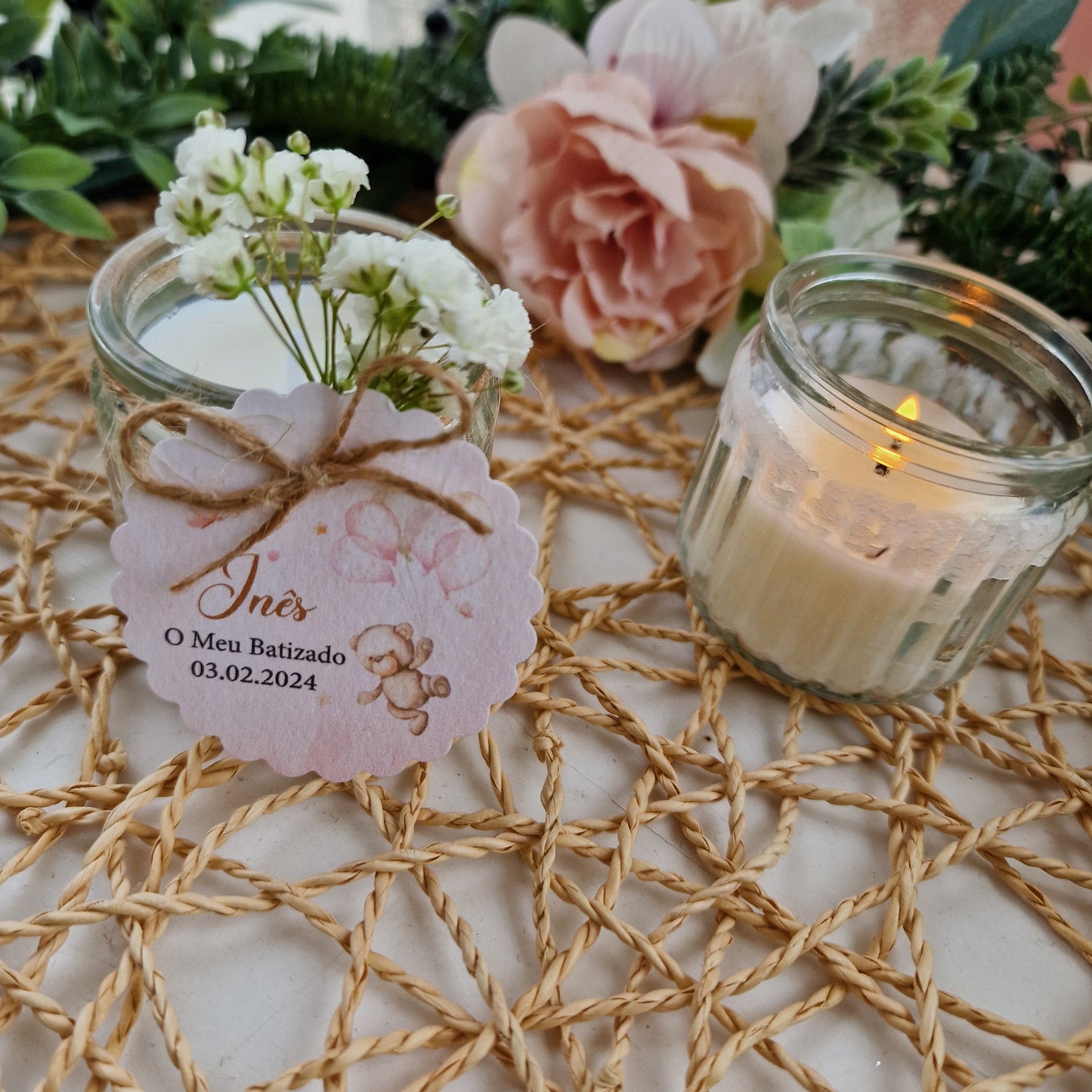 Velas cheirosas em frasco de vidros