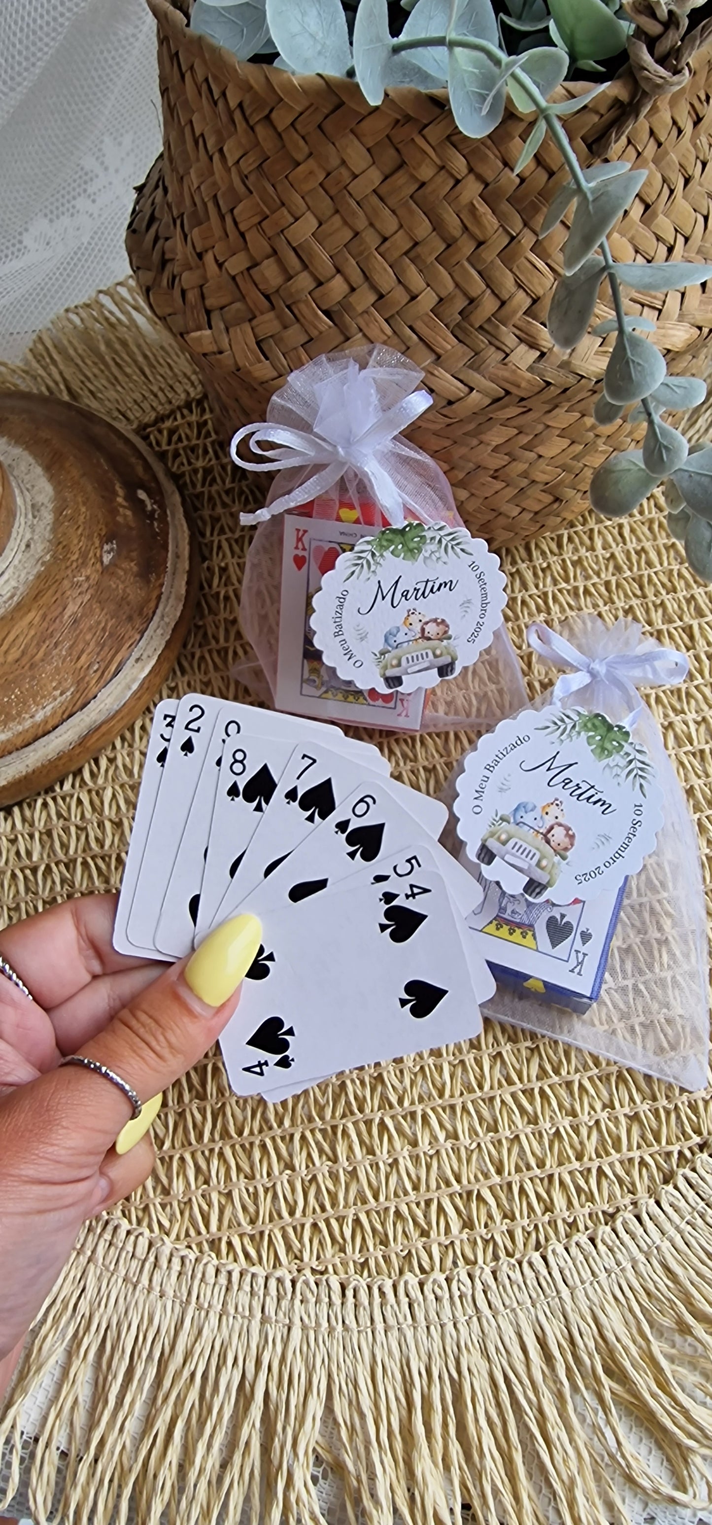 Baralho de cartas mini