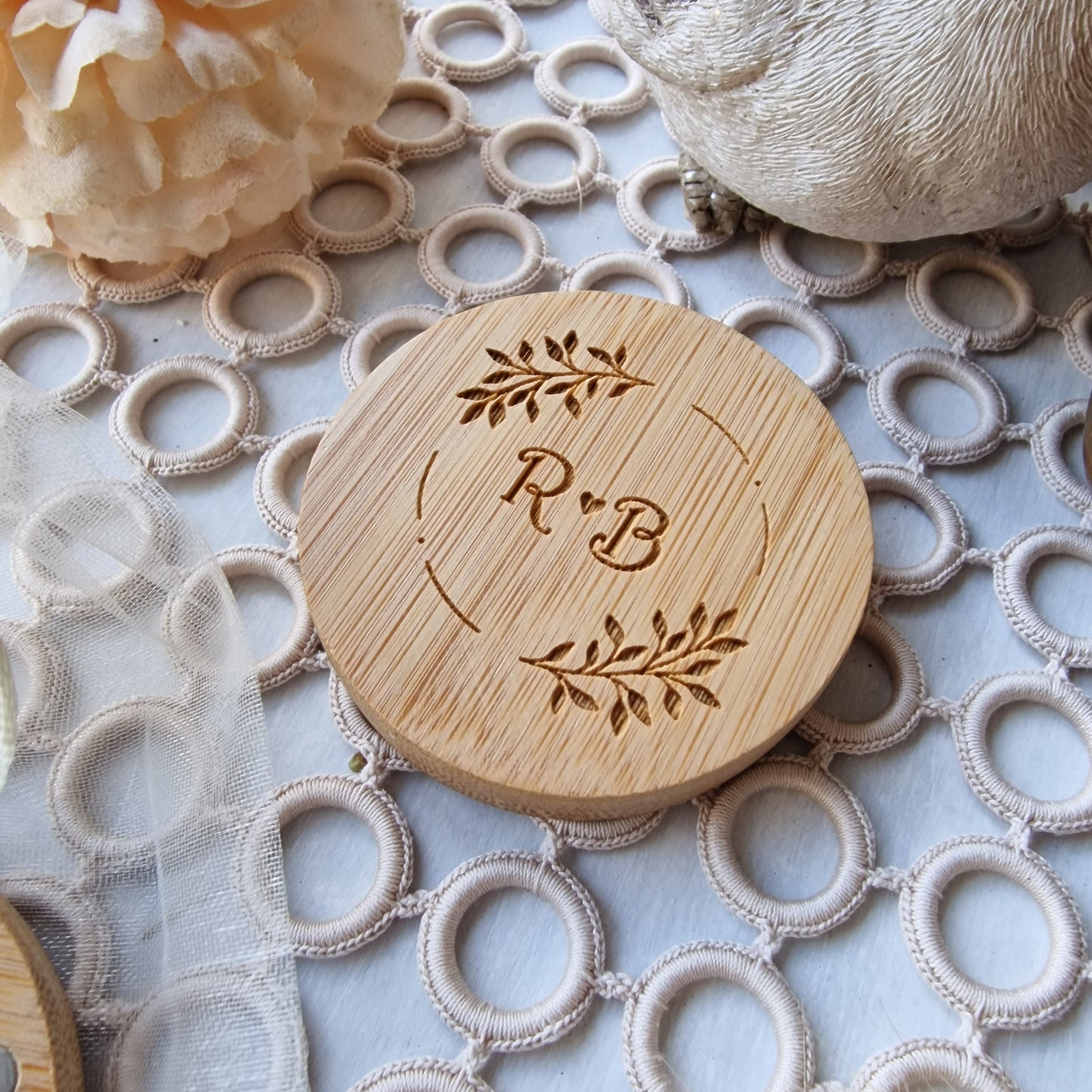 Bamboo bottle cap remover and magnet