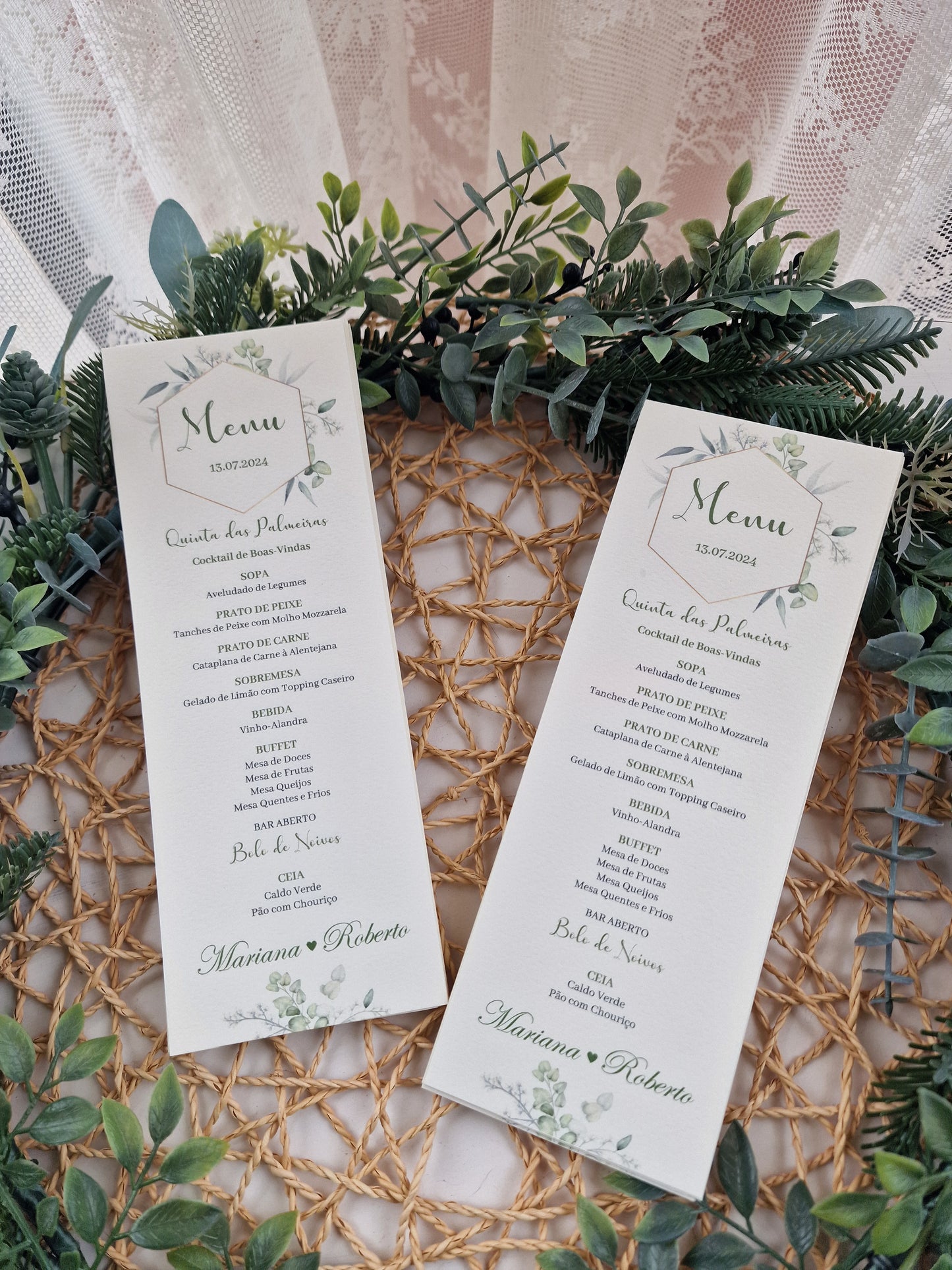 Green menu Karla and Nuno