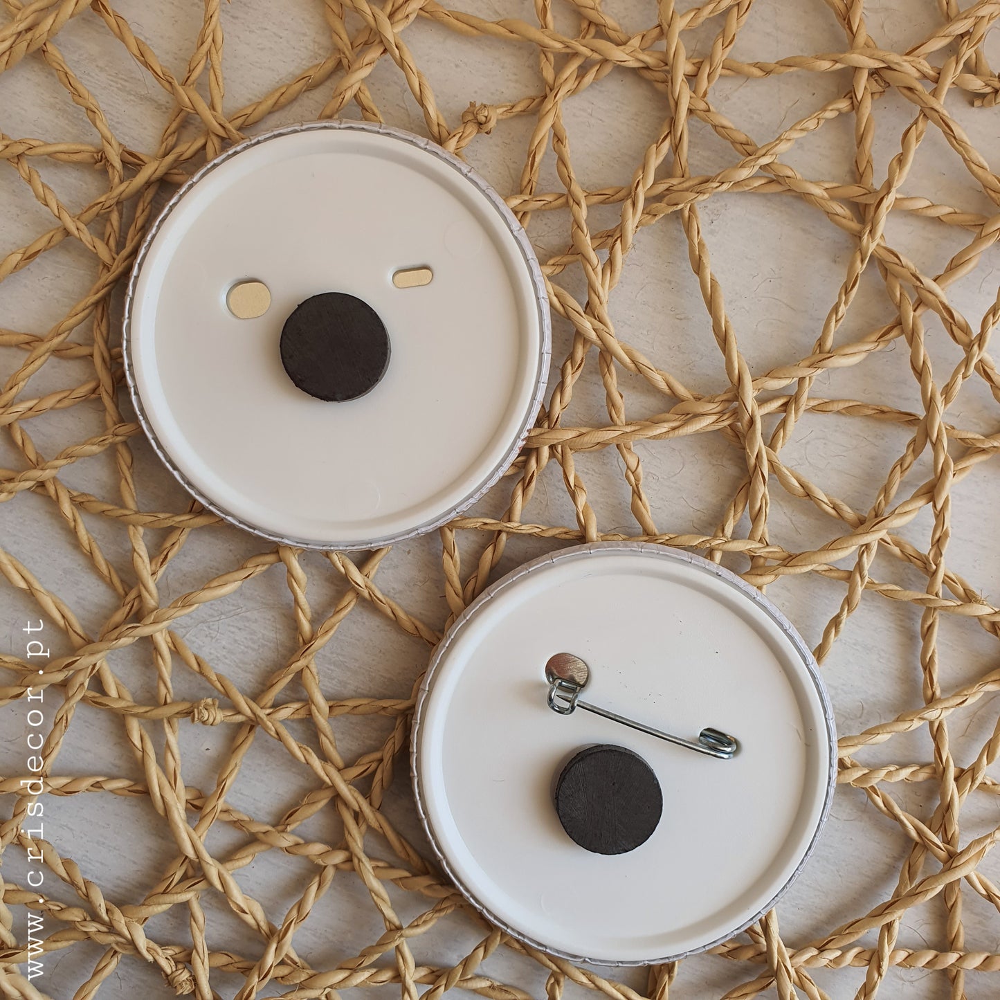 Custom Vintage Floral Magnet