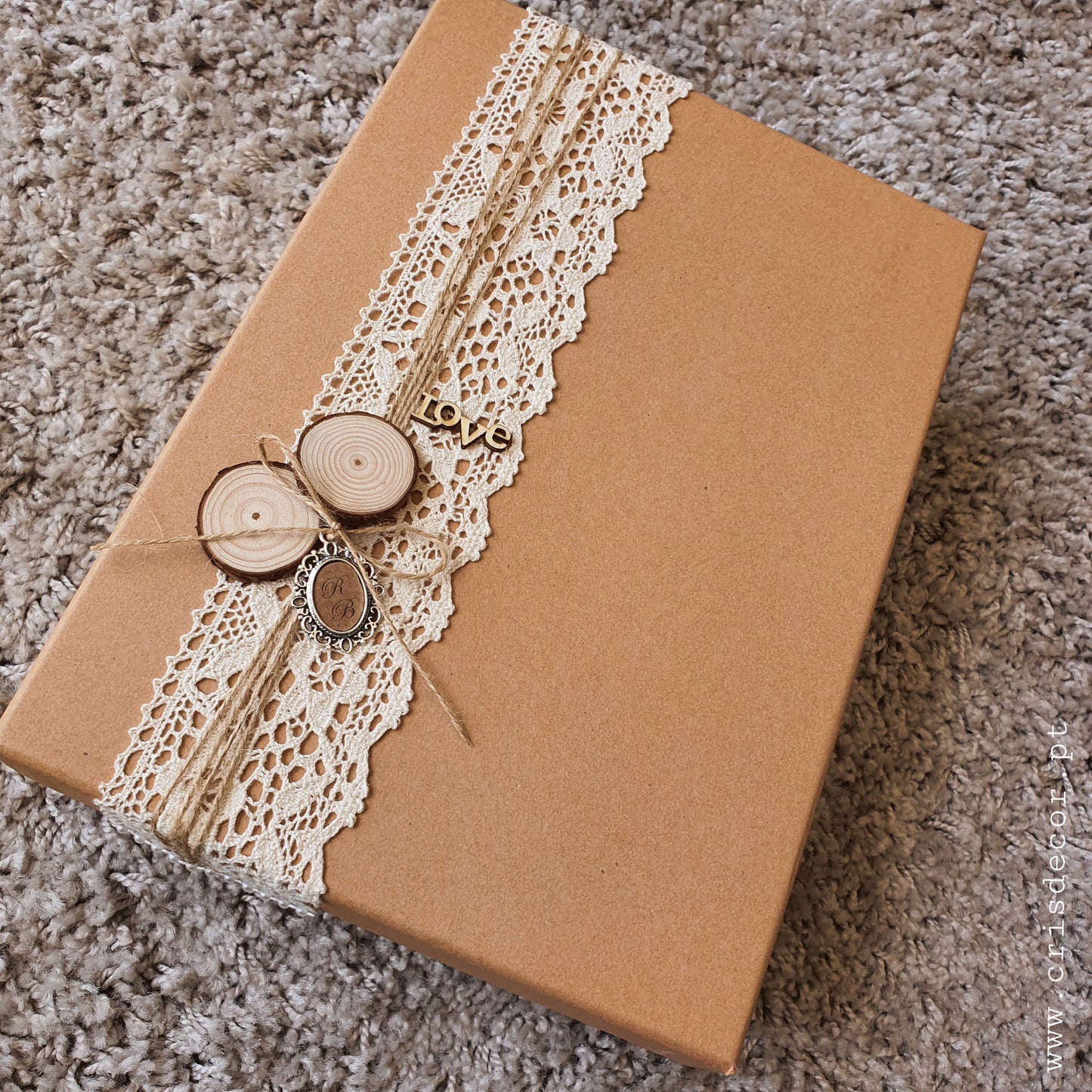 Honor flutes in decorated box