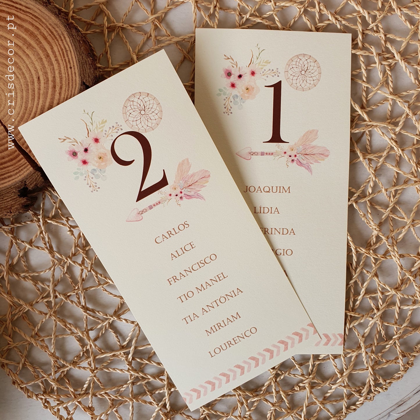 Placas para placard caça sonhos