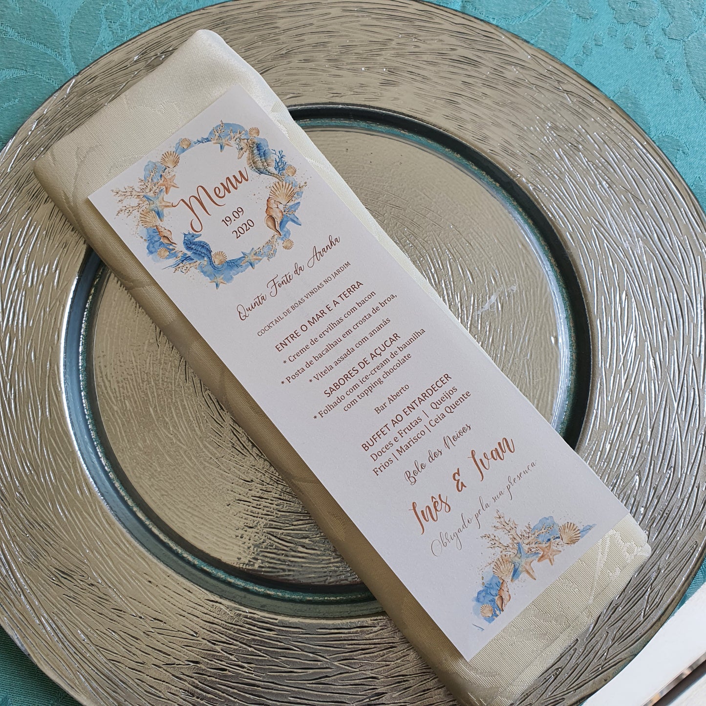Menu de la mer