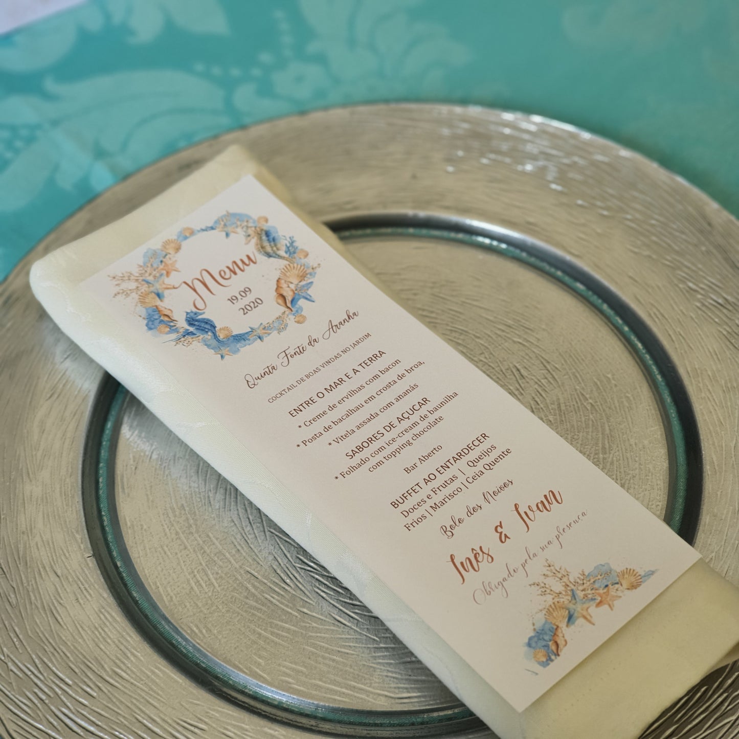 Menu de la mer