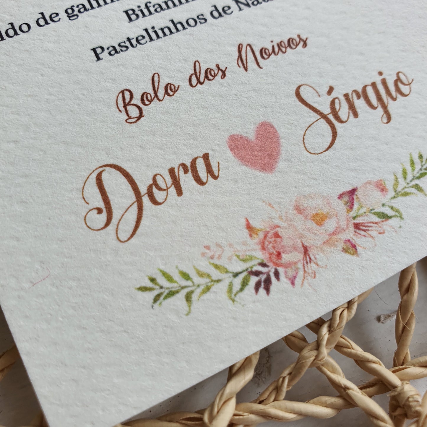 Menus vintage
