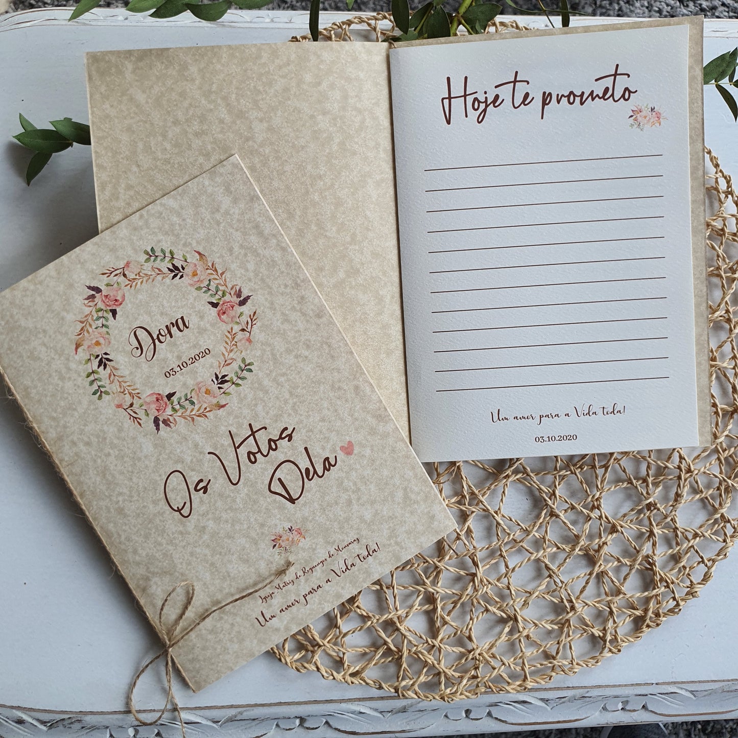 Vintage Vow Book
