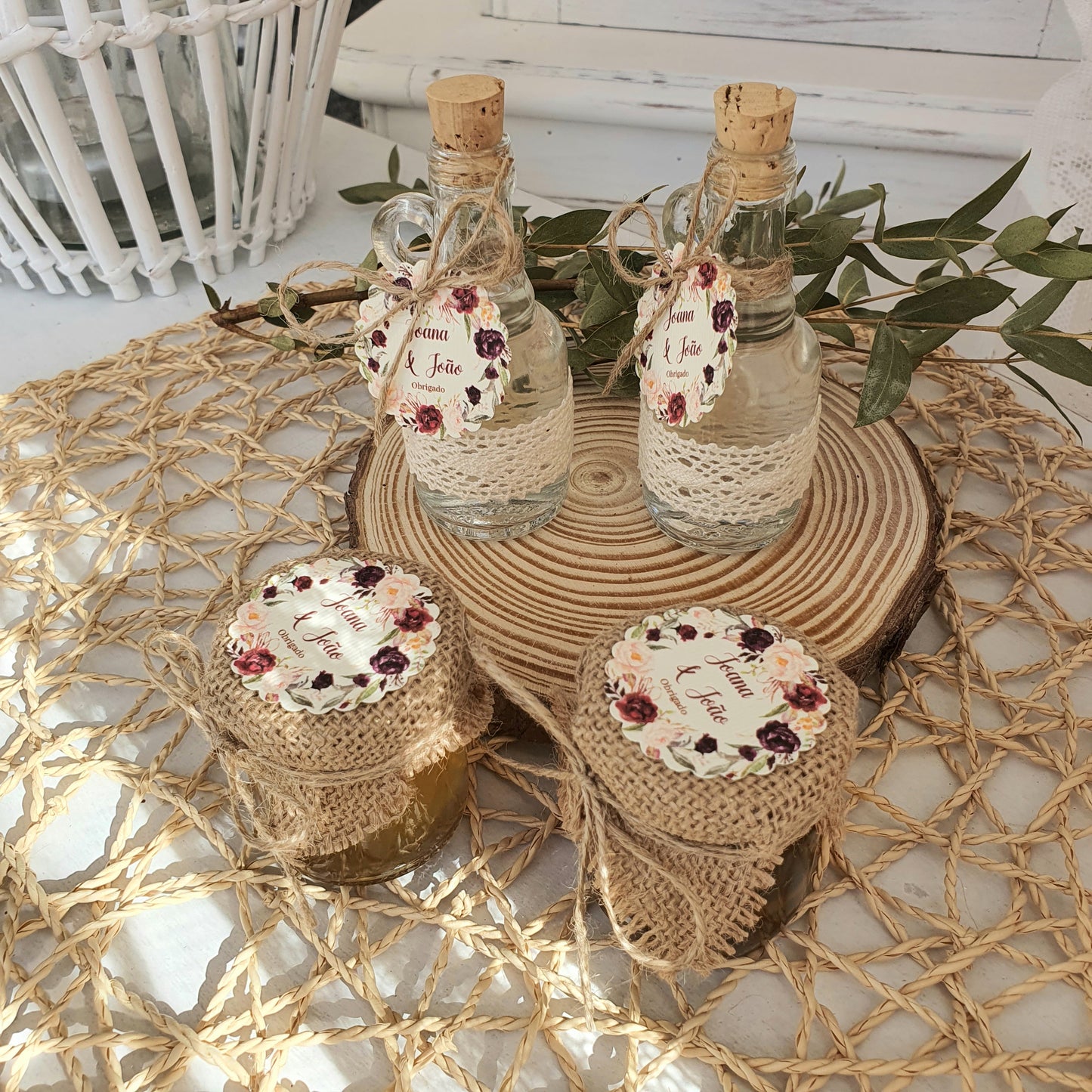 Personalized mini bottles