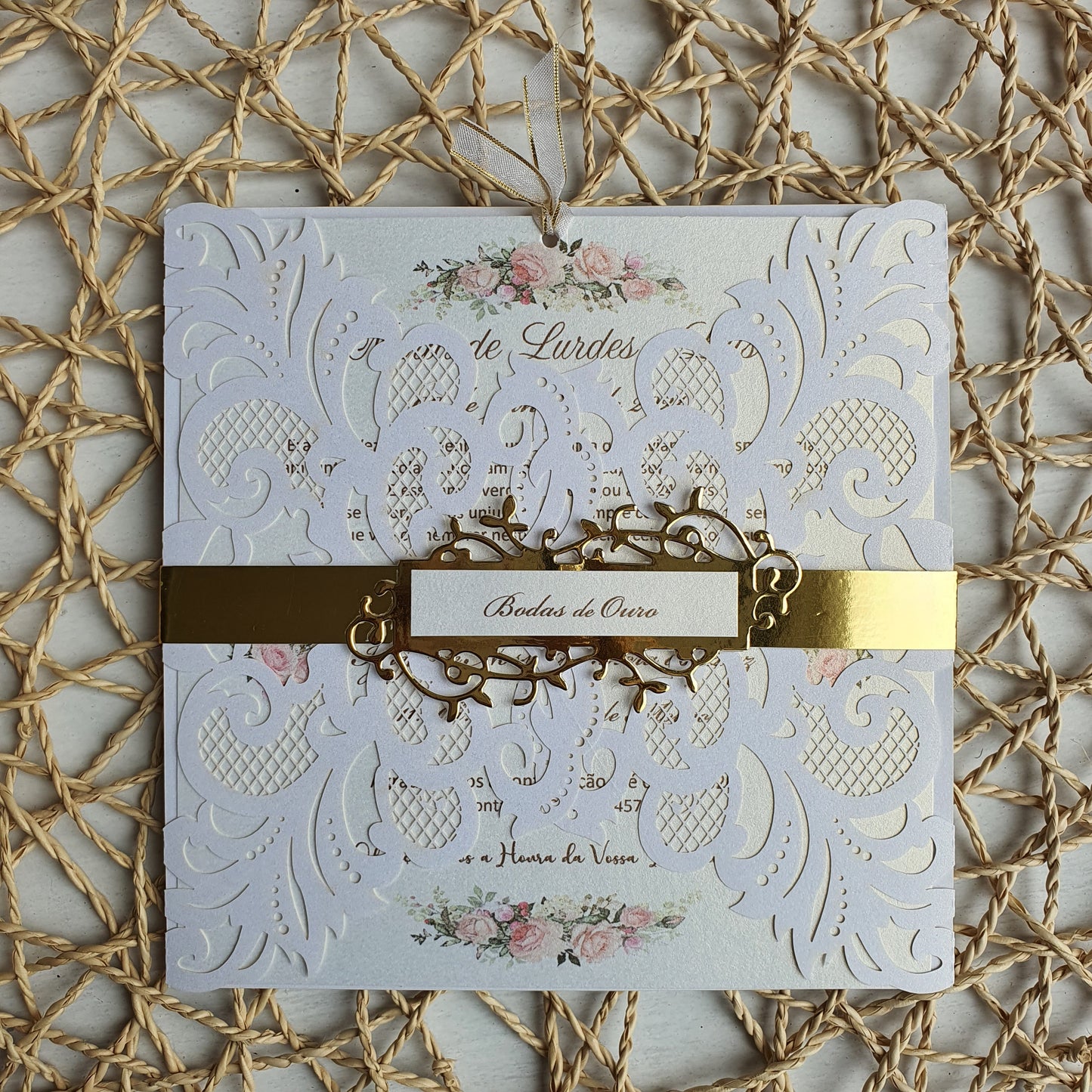 Luxury laser invitation