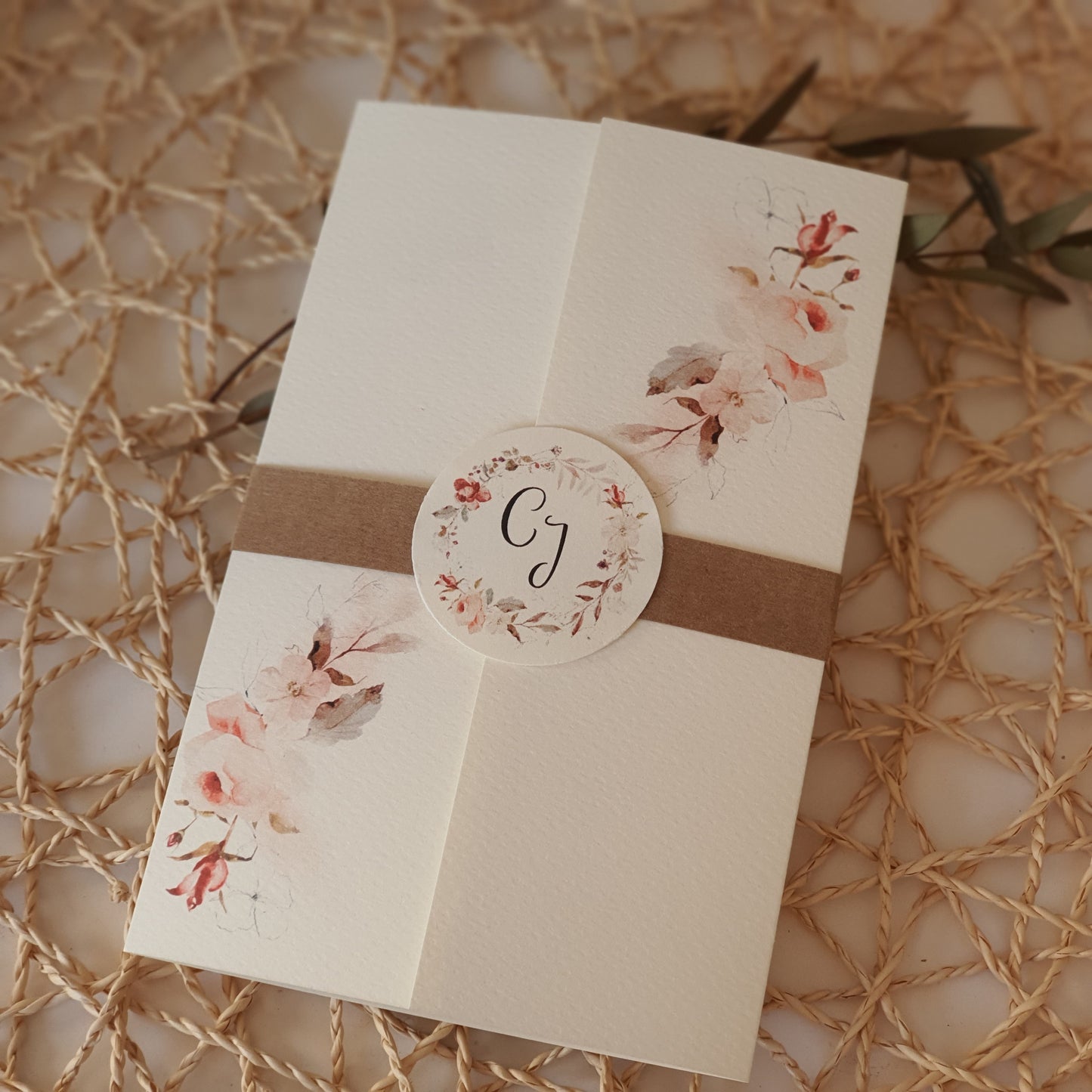 Convite floral outono ♡