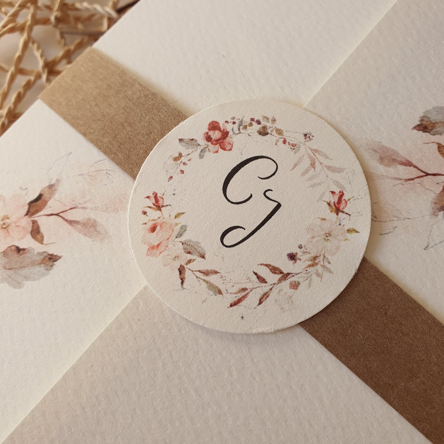 Convite floral outono ♡