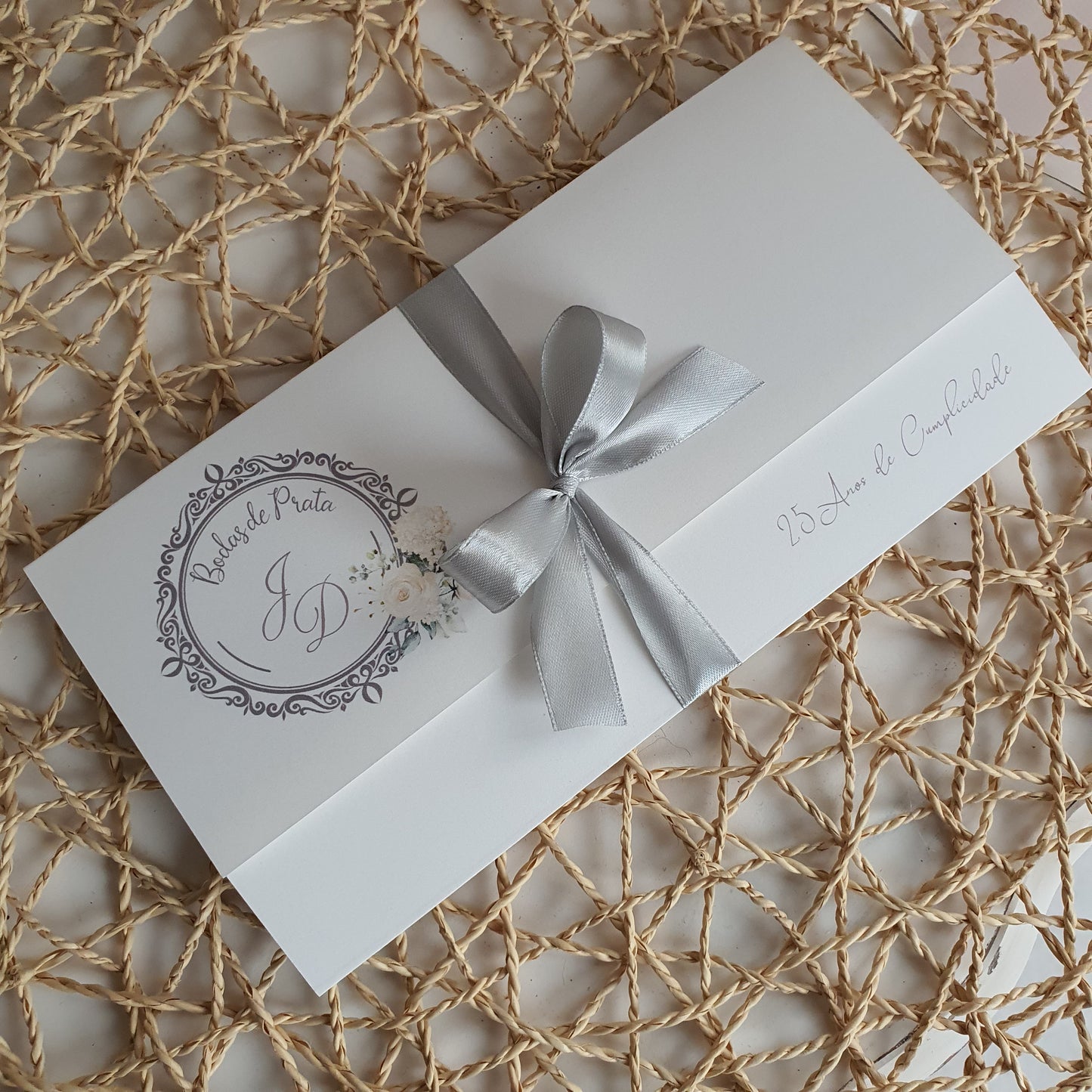 Best silver wedding invitation