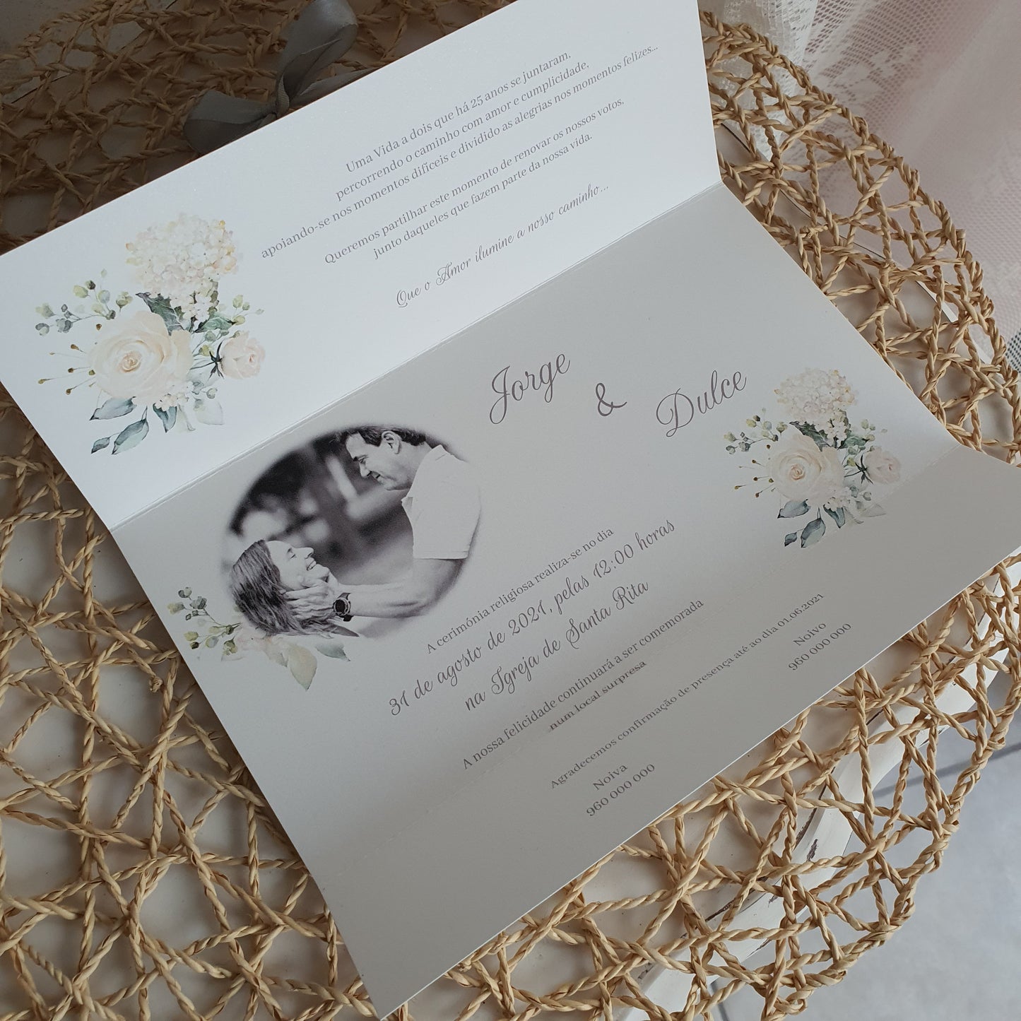 Best silver wedding invitation
