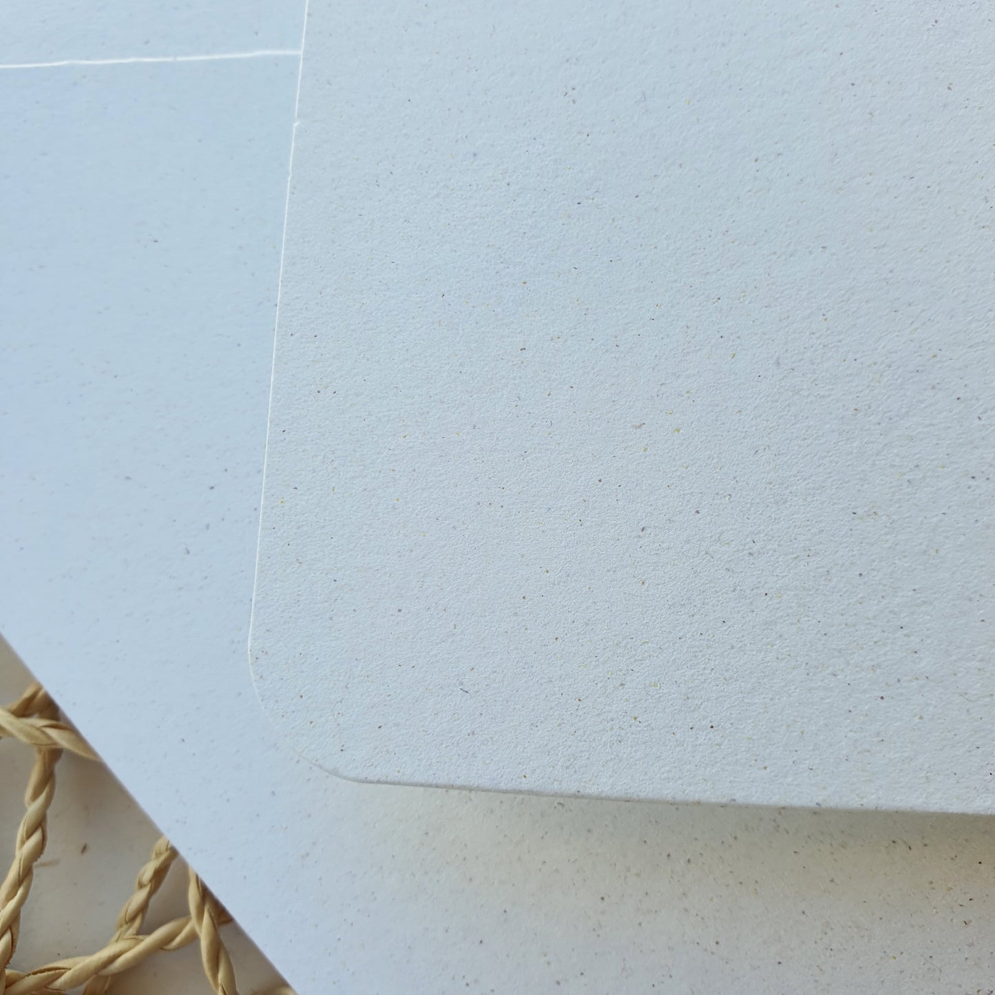 Envelope ecologico com particulas de milho ♡ branco