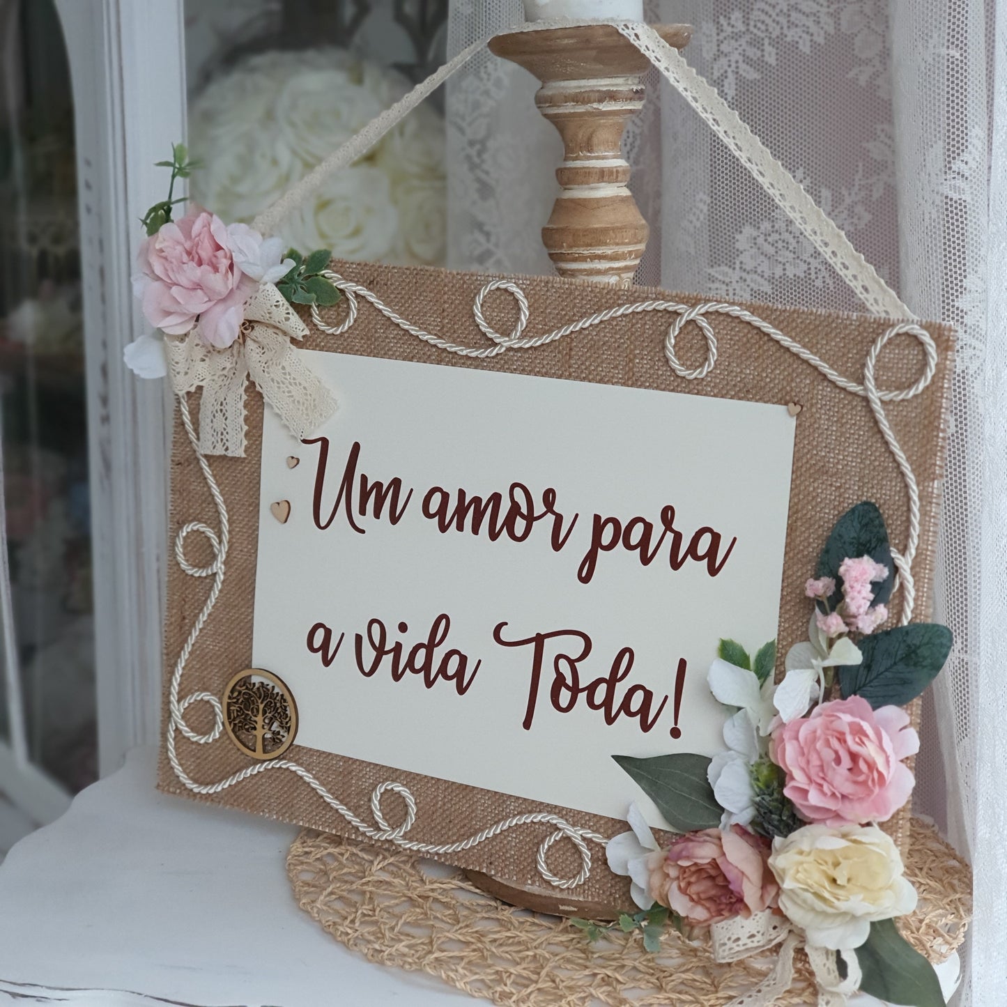 A love for life... rustic sign